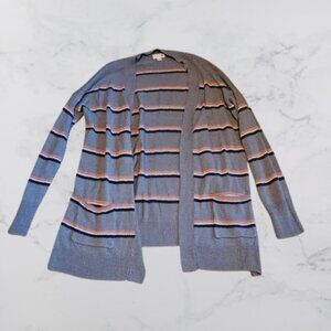 SO Striped Cardigan with Pockets! - Like New Condition